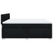 Pat box spring cu saltea, negru, 180x200 cm, catifea - WALTI WALTI