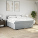 Pat continental, gri deschis, 180x200 cm, material textil - WALTI WALTI