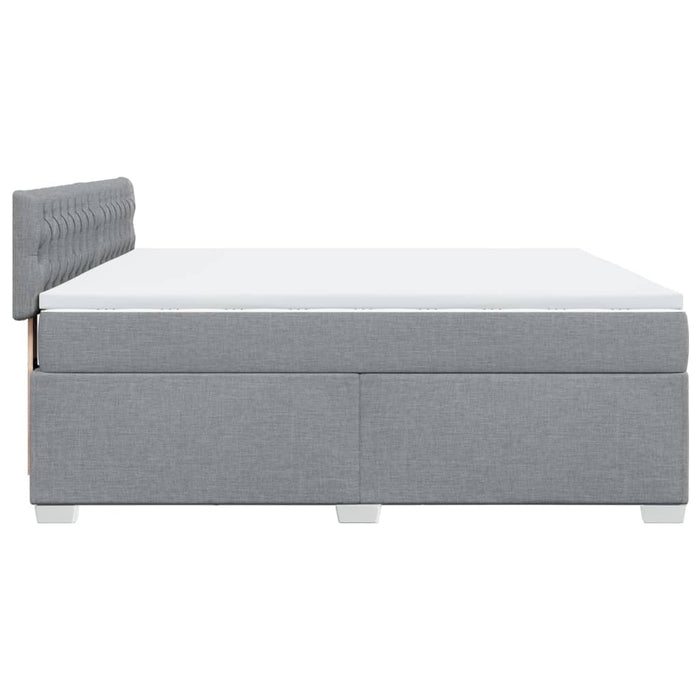 Pat continental, gri deschis, 180x200 cm, material textil - WALTI WALTI