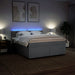 Pat continental, gri deschis, 180x200 cm, material textil - WALTI WALTI