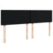 Pat box spring cu saltea, negru, 200x200 cm, textil - WALTI WALTI