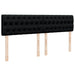 Pat box spring cu saltea, negru, 200x200 cm, textil - WALTI WALTI
