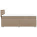 Pat box spring cu saltea, cappuccino, 80x200 cm piele ecologică - WALTI WALTI