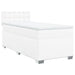 Pat box spring cu saltea, alb, 100x200 cm, piele ecologică - WALTI WALTI
