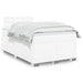 Pat box spring cu saltea, alb, 120x190 cm, piele ecologică - WALTI WALTI