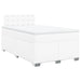 Pat box spring cu saltea, alb, 120x200 cm, piele ecologică - WALTI WALTI