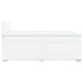 Pat box spring cu saltea, alb, 120x200 cm, piele ecologică - WALTI WALTI