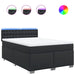 Pat box spring cu saltea, negru, 140x190 cm, piele ecologică - WALTI WALTI