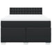 Pat box spring cu saltea, negru, 140x190 cm, piele ecologică - WALTI WALTI