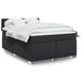 Pat box spring cu saltea, negru, 140x190 cm, piele ecologică - WALTI WALTI