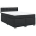 Pat box spring cu saltea, negru, 140x200 cm, piele ecologică - WALTI WALTI