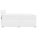 Pat box spring cu saltea, alb, 140x200 cm, piele ecologică - WALTI WALTI