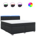 Pat box spring cu saltea, negru, 180x200 cm, piele ecologică - WALTI WALTI