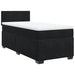 Pat box spring cu saltea, negru, 80x200 cm, catifea - WALTI WALTI