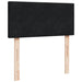 Pat box spring cu saltea, negru, 80x200 cm, catifea - WALTI WALTI