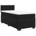 Pat box spring cu saltea, negru, 80x200 cm, catifea - WALTI WALTI