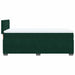 Pat box spring cu saltea, verde închis, 90x190 cm, catifea - WALTI WALTI