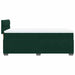 Pat box spring cu saltea, verde închis, 90x190 cm, catifea - WALTI WALTI