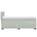 Pat box spring cu saltea, gri deschis, 90x190 cm, catifea - WALTI WALTI