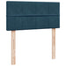 Pat box spring cu saltea, albastru, 90x190 cm, catifea - WALTI WALTI