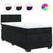 Pat box spring cu saltea, negru, 90x200 cm, catifea - WALTI WALTI