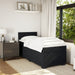 Pat box spring cu saltea, negru, 90x200 cm, catifea - WALTI WALTI
