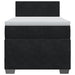 Pat box spring cu saltea, negru, 90x200 cm, catifea - WALTI WALTI