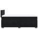 Pat box spring cu saltea, negru, 90x200 cm, catifea - WALTI WALTI