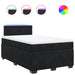 Pat box spring cu saltea, negru, 120x190 cm, catifea - WALTI WALTI