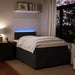 Pat box spring cu saltea, negru, 120x190 cm, catifea - WALTI WALTI