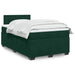 Pat box spring cu saltea, verde închis, 120x190 cm, catifea - WALTI WALTI