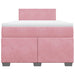 Pat box spring cu saltea, negru, 120x190 cm, catifea - WALTI WALTI