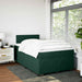Pat box spring cu saltea, verde închis, 120x190 cm, catifea - WALTI WALTI