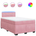 Pat box spring cu saltea, negru, 120x190 cm, catifea - WALTI WALTI