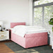 Pat box spring cu saltea, negru, 120x190 cm, catifea - WALTI WALTI