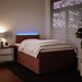 Pat box spring cu saltea, negru, 120x190 cm, catifea - WALTI WALTI