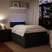 Pat box spring cu saltea, negru, 120x190 cm, catifea - WALTI WALTI