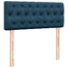 Pat box spring cu saltea, albastru, 120x190 cm, catifea - WALTI WALTI