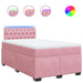 Pat box spring cu saltea, negru, 120x190 cm, catifea - WALTI WALTI