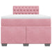 Pat box spring cu saltea, negru, 120x190 cm, catifea - WALTI WALTI