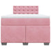 Pat box spring cu saltea, negru, 120x190 cm, catifea - WALTI WALTI