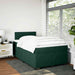 Pat box spring cu saltea, verde închis, 120x200 cm, catifea - WALTI WALTI