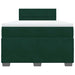 Pat box spring cu saltea, verde închis, 120x200 cm, catifea - WALTI WALTI