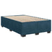 Pat box spring cu saltea, albastru, 120x200 cm, catifea - WALTI WALTI