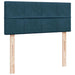 Pat box spring cu saltea, albastru, 120x200 cm, catifea - WALTI WALTI