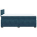 Pat box spring cu saltea, albastru, 120x200 cm, catifea - WALTI WALTI