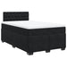 Pat box spring cu saltea, negru, 120x200 cm, catifea - WALTI WALTI