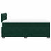 Pat box spring cu saltea, verde închis, 120x200 cm, catifea - WALTI WALTI