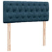 Pat box spring cu saltea, albastru, 120x200 cm, catifea - WALTI WALTI