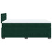 Pat box spring cu saltea, verde închis, 120x200 cm, catifea - WALTI WALTI